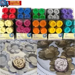 50 Formas Daisy Forminhas Flor Doces Finos Docinhos Brigadeiro
