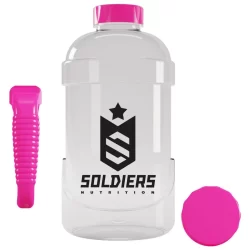 Galão de Água 1,8L - Soldiers Nutrition (Rosa)
