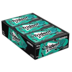 Chiclete Trident X Herbal Caixa 21 Unidades Oferta Relampago Envio Em Ate 24h