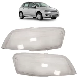 Par Lente Farol Dianteiro Stilo 2002 2003 2004 2005 2006 2007 A 2012 Transparente Lente Acrilico