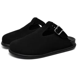 Sandália Mule Clog Babuche Feminino Preto Original Dubuy BOB 1902DB