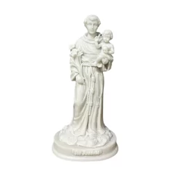 Imagem Santo Antônio 20cm Resina Maciça Presente Decorativo