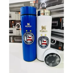Garrafa Térmica Inox 500ml Personalizada Led Tymes De Futeboll ( BAHIA ) Brasileiros 2026