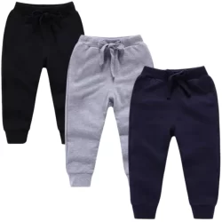 Kit 2 Calças Moletom Flanelado Infantil Escola Creche Inverno Frio Menina e Menino Tamanho 2 ao 8