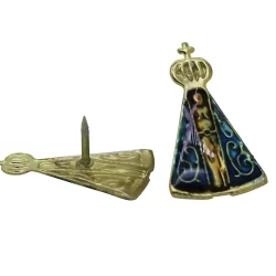 12 Broches Nossa Senhora Aparecida : Diversos Tamanhos