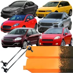 Par Bieleta Dianteira Fiat Linea 1.8 16v 2011 2016