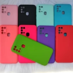 Kit Capa + Película Ceramica ou Só 1 Capinha Para Samsung Galaxy M31 / M21s Aveludada