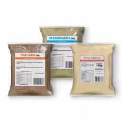 Marapuama, Catuaba e Feno Grego 100g (Super Kit Macafe)