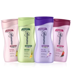 Sabonete Líquido Monange 240ml  Aromas Glicerina - ESCOLHA O SEU