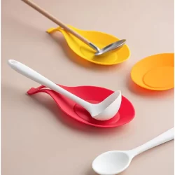KIT 2 Descanso Térmica Forno Fogão Para Cozinha De Silicone Suporte Para Colher