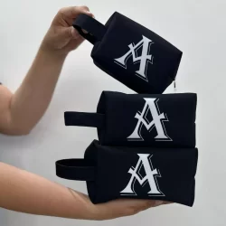 Necessaire Masculino Com Inicial e Alça Necessaire Personalizada  Bolsinha Necesser Masculina