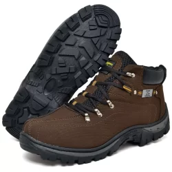 Coturno Adventure Masculino Caterpillar Lona Bota Sola Costurada Confortável QUEIMA DE ESTOQUE