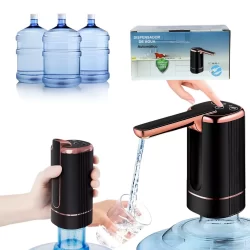 Bomba Elétrica Dispenser De Galão Universal Com Carregamento USB Para Galão Garrafão De Água luxo