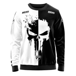 Blusa moletom gola careca adulto estampa Caveira varias cores novidade envio rápido