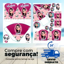 Envio 24H - LULUCA KIT LEMBRANCINHAS COM 75/150 ITENS (SEM NOME)