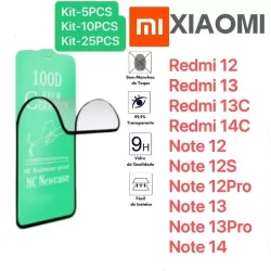 Kit com 5/10/25PCS Película De Cerâmica 3D 9D Para Xiaomi Redmi12 4G/13/13c/14C/Note12/12s/12 Pro/Note13/13Pro/14