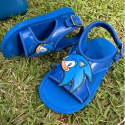 Sandália Infantil Menino Papete Masculina c/ Sola Antiderrapante Promoção Verão