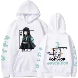 Blusa Moletom Canguru Unissex Anime MuchiroTokito Demon Slayer.