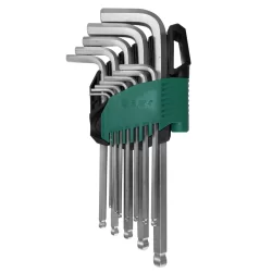 Jogo de Chave Allen Abaulada 1/16" a 3/8" Sata Longa com 12 Peças