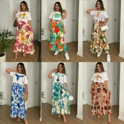 vestido feminino longo inspiração