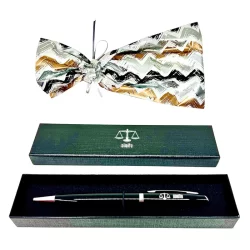 Caneta Direito Presente Advogado Formatura+Nome+Personalização+Estojo+Refil Extra+Refil Extra