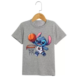 Camiseta infantil Lilo stitch unissex camisa 100% algodão