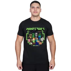 Camiseta Minicraft Transforme seu Estilo Para fãs de Todas as Idades