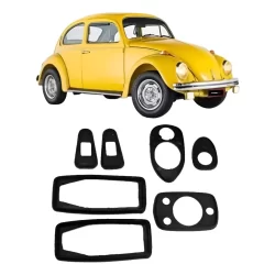Kit Borracha Guarnição Acabamento Maçanetas Fusca