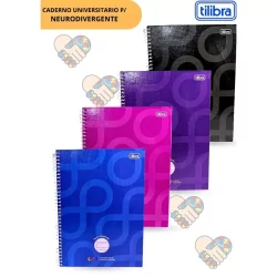CADERNO PAUTA AMPLIADA DO AUTISMO 80 FLS- TILIBRA