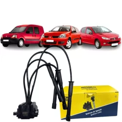 Bobina Ignição Renault Peugeot 206 Clio Kangoo Twingo 1.0 16v