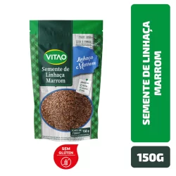 Semente De Linhaça Marrom Vitao 150G