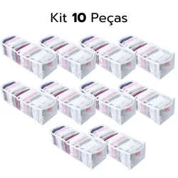 Colmeia Organizadora Cristal Calcinha Meias Lenços 10 Pç