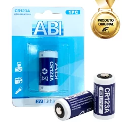 Bateria Pilha 3V CR123A Lítio Brinquedos Lanterna Câmera