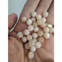 100 Miçangas Olho de Gato Rosa 08mm Vidro Montagem Colares, Pulseiras Artesanatos