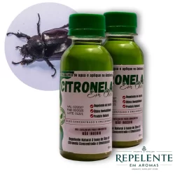 Citronela - Óleo de Citronela Concentrado - 2 unid. 120 ml rende 48 litros de repelente de Ambiente