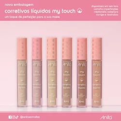 Corretivo Líquido My Touch Anita - Escolha sua cor