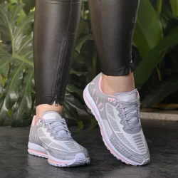 Tênis Feminino Zaad Branco para Atividades Físicas e Caminhada - Tamanhos 34 a 43