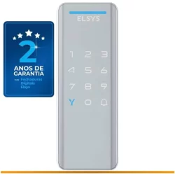 FECHADURA DE SOBREPOR VERTICAL ESF-DS1100V – PRATA