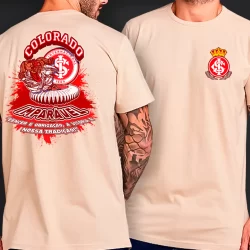Camiseta Camisa Internacional Retrô Gold Masculina 100% Algodão