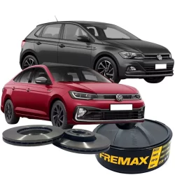 Par Disco Freio Novo Dianteiro Ventilado Vw Polo Virtus