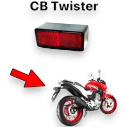 Luz de placa cb twister 250 2016 a 2022 nova