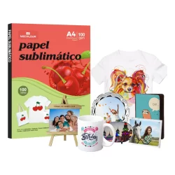 Papel Transfer Sublimático 100g A4 100folhas Mecolour