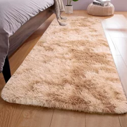Tapete Passadeira 2,00 x 0,60 Antiderrapante Corredor Quarto Sala Felpudo Peludo