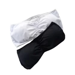 Kit 3 Top Faixa Com Bojo Sutien Tomara que Caia franzido Básico Conforto