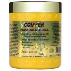 Máscara Àcida Cabelo Liso Por Mais Tempo Coiffer 500g