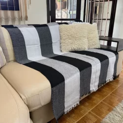 Manta Para Sofá Capa Protetora Decoração 120X210 Sala Elegante Luxo Várias Cores