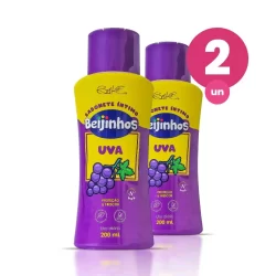 Kit 2 Sabonete Íntimo Feminimo Uva Beijinhos Proteção e Frescor 200ml Belkit