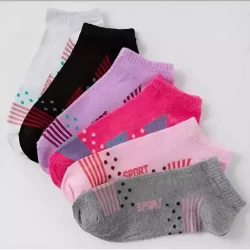 Meia Feminina  KIT 12 Pares Meia Vários Modelos e Cores Menina e Menino