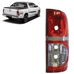 Lanterna Traseira Hilux Pickup Sr 2012 2013 2014 2015 Bicolor Lente Lisa Acrilico