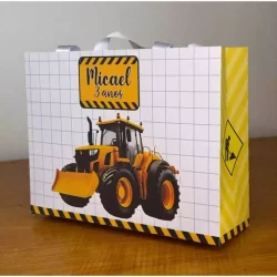 Sacolinha Personalizada TRATOR PEGUE E MONTE Lembrancinhas kit para festa